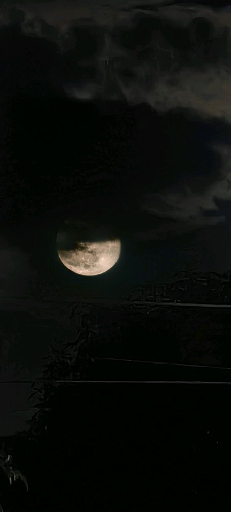 La luna de ayer vista desde Jalisco, México