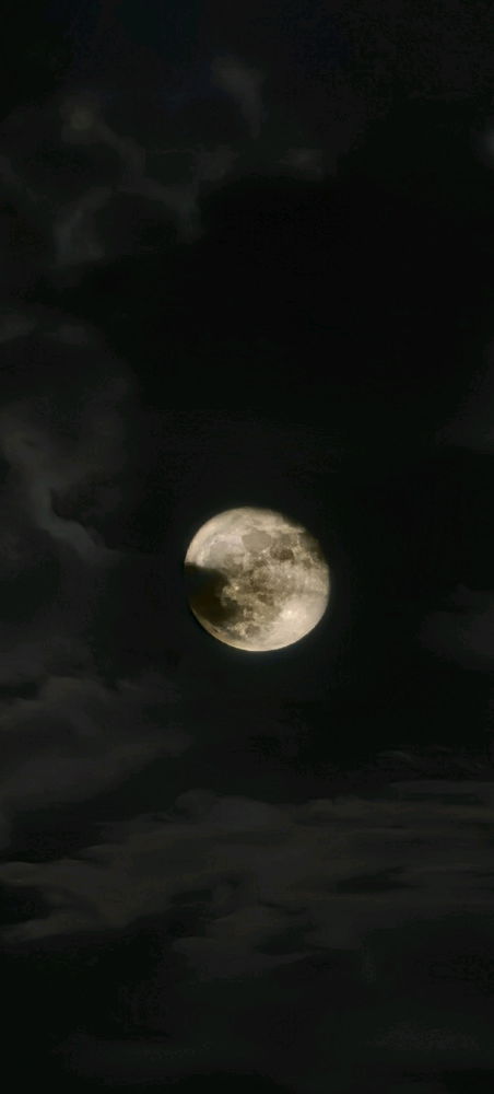 La luna de ayer vista desde Jalisco, México