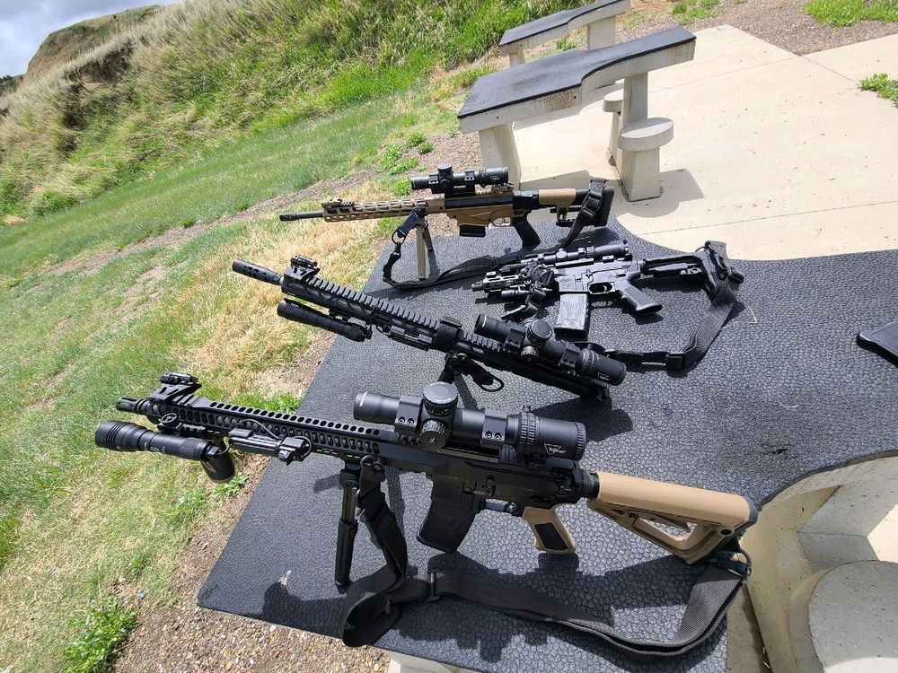 Got 100 yard zeroes on all my scopes except for the leupold. Don't like it, going to sell it and trade up for Trijicon.