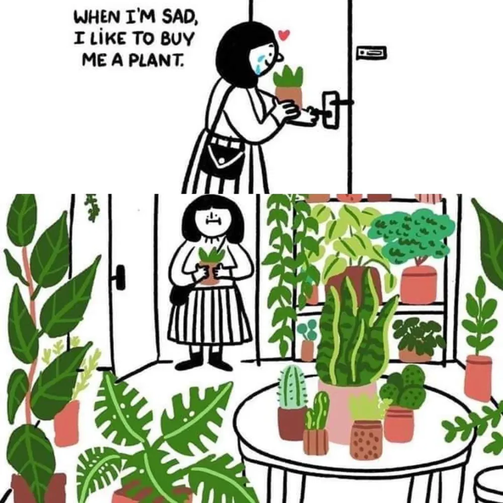 Plants make me happy