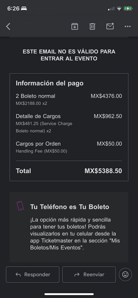 Boletos cdmx