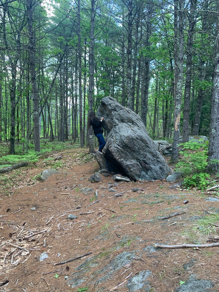 I kissed a giant boulder that looks like a frog