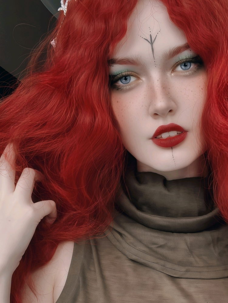 Witchy pagan makeup ❤️💚