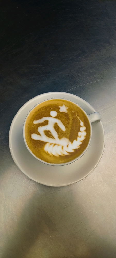 Surf Latte Art