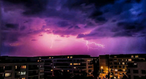 Last nights thunderstorms