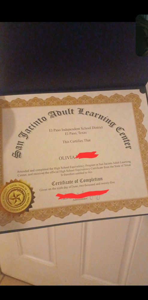 I got my diploma today!!