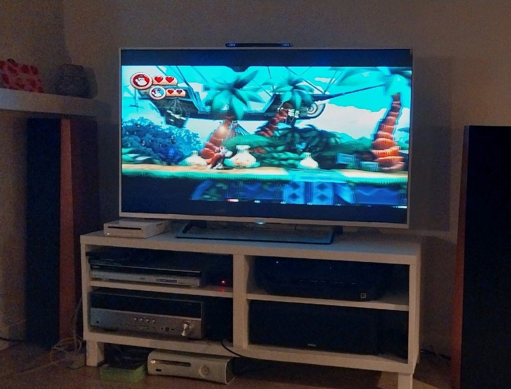 Nintendo Wii weer van zolder gehaald.