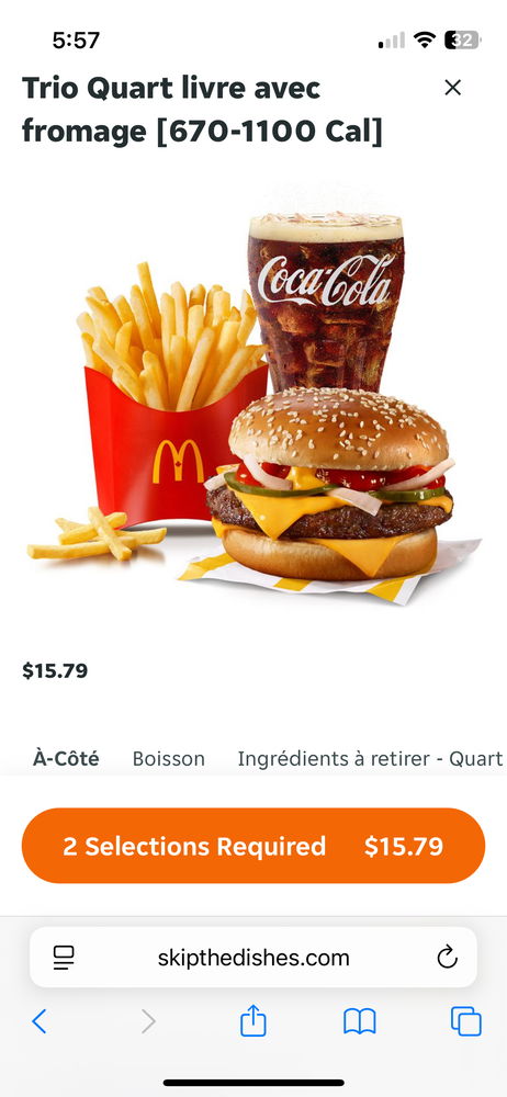 John Travolta: “Hey man, you know what they call a Quarter Pounder with Cheese in France 🇫🇷?” 

Samuel L Jackson: “No, what do they call it?”

John Travolta: “A Royale with Cheese” 😂🤣