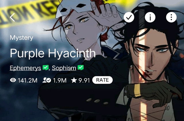 Yes! A million times yes! There is indeed still hope *cue tears of joy* 😭 I tried to hold out hope but was admittedly starting to think the hiatus would last forever. But alas! My favorite web comic on Webtoon still has hope of continuing 🙌 Purple Hyacinth 💜💜💜