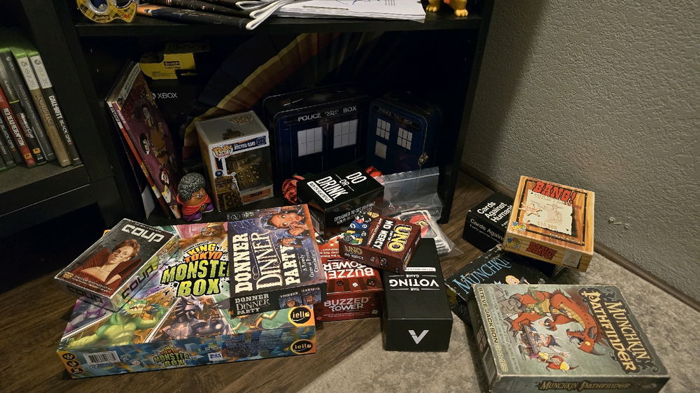 I need a game night. I haven't played any of these for such a long time.