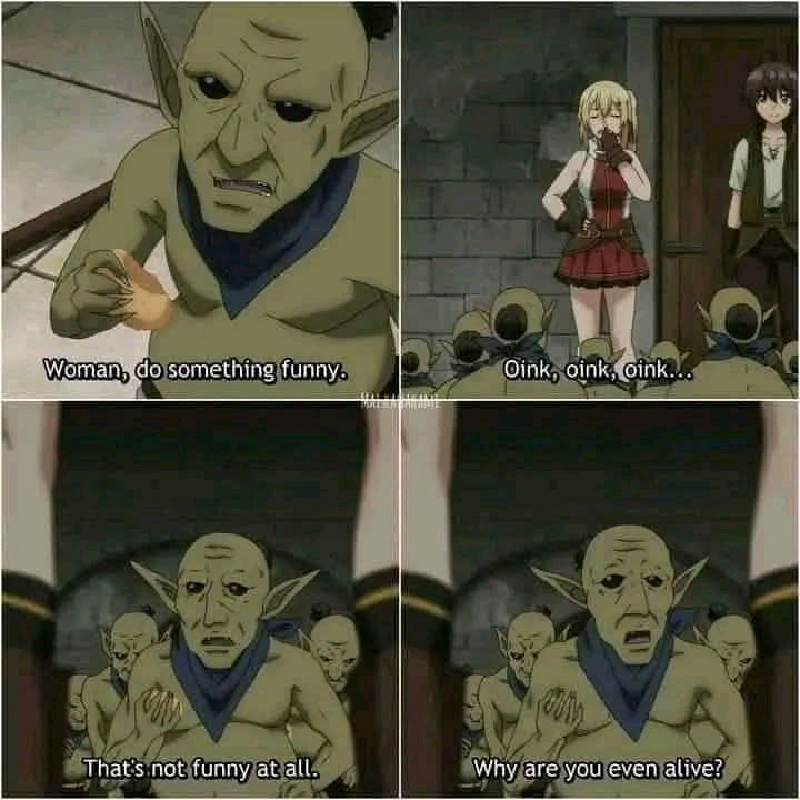 Roasted by a goblin. 😂