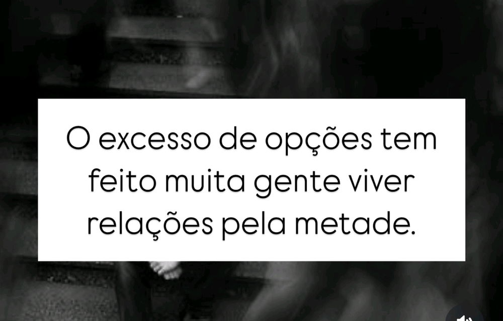 Fato sobre relações hoje.