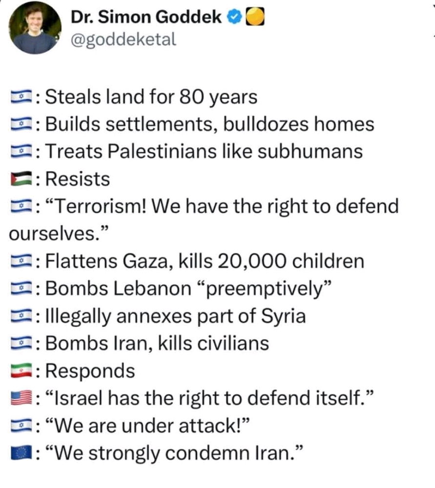 Bibi Netanyahou will pay dearly for all his crimes against humanity, and that zionist colony will no longer exist! 💣💥