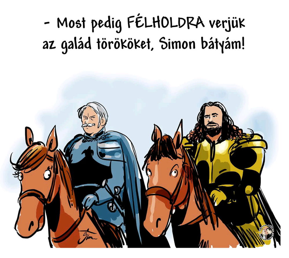 Félholdra...