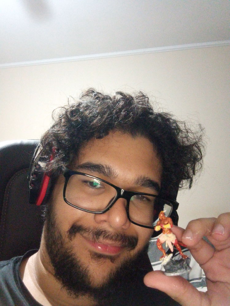 As duas pinturas feitas hoje