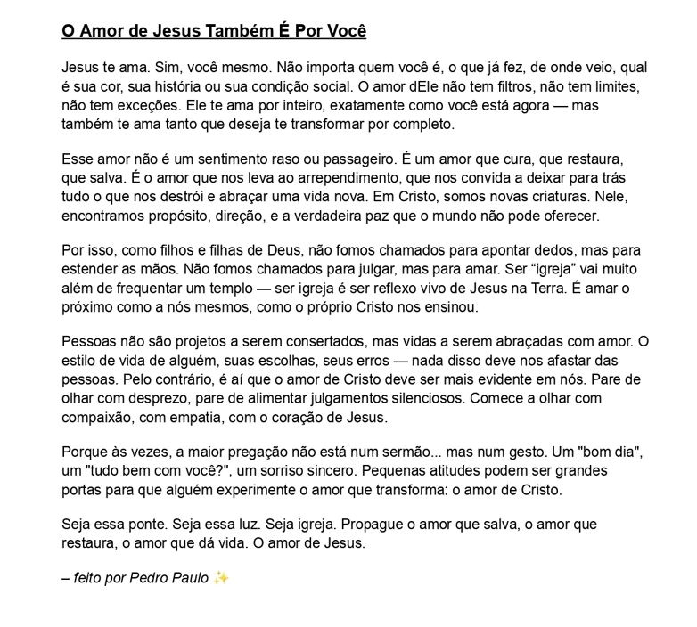Leiam com carinho 🙏