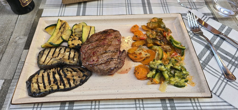 Gestern abend ein richtig leckeres Steak gegessen