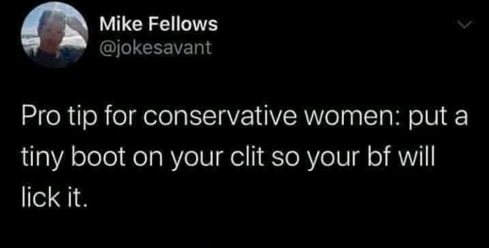 There are two things conservative know best