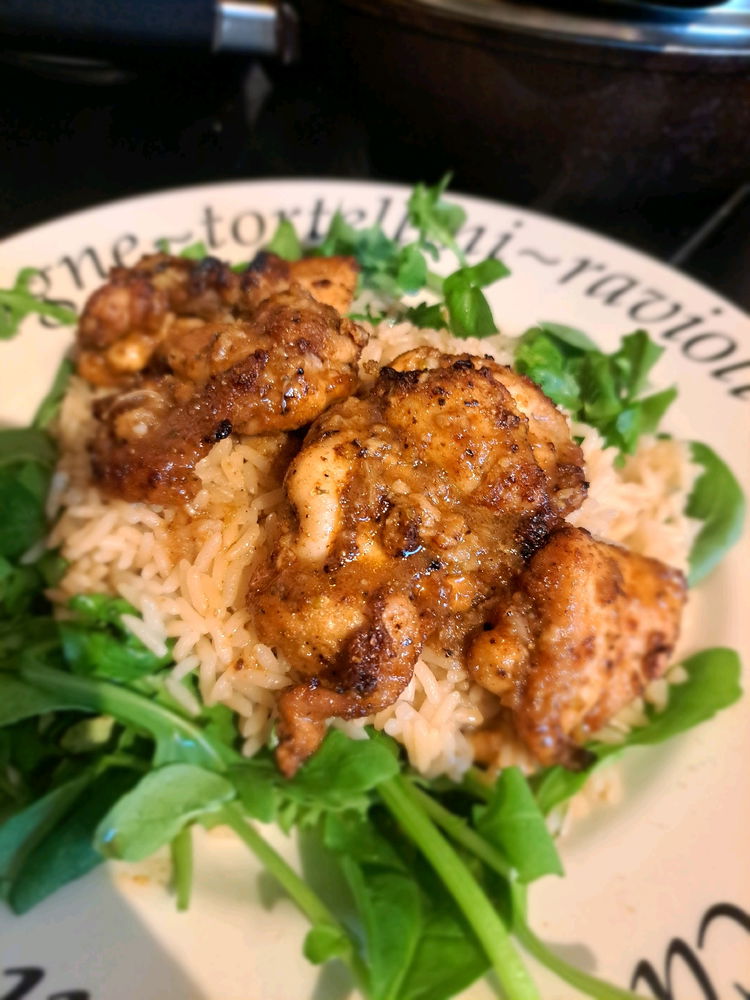 Spicy lime chicken thighs