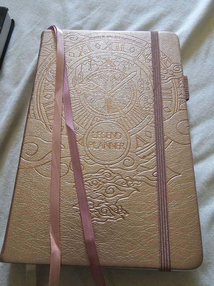 I found my journal and planners from when I lived at my dad's...
