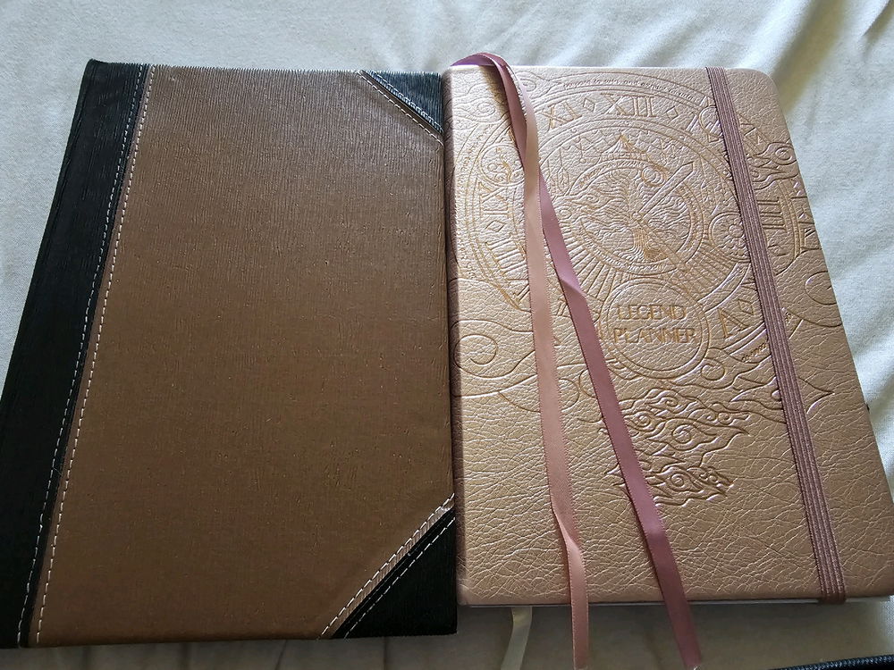 I found my journal and planners from when I lived at my dad's...