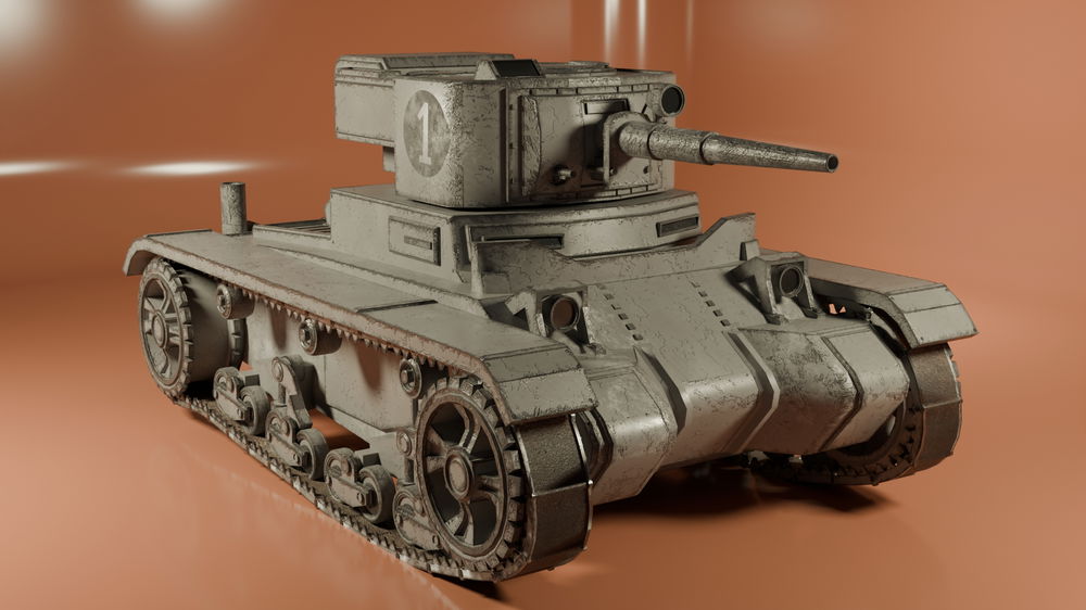 Tank model I made for practice