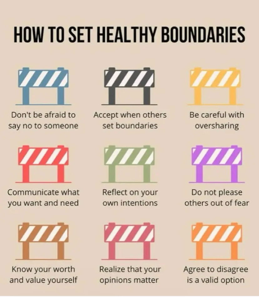 I hope he sees this 😂
But yes, establish those boundaries and if they don’t respect them, be at them up 🤣