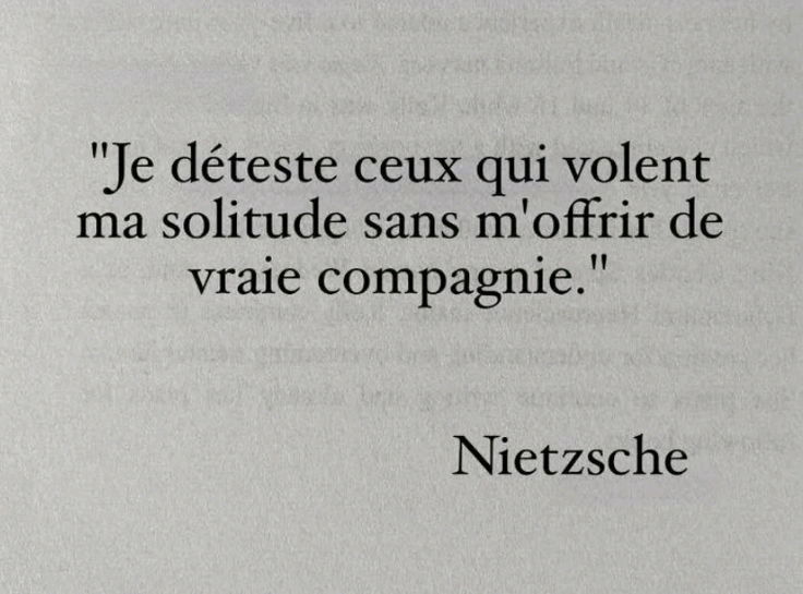 Nietzsche a dit📝