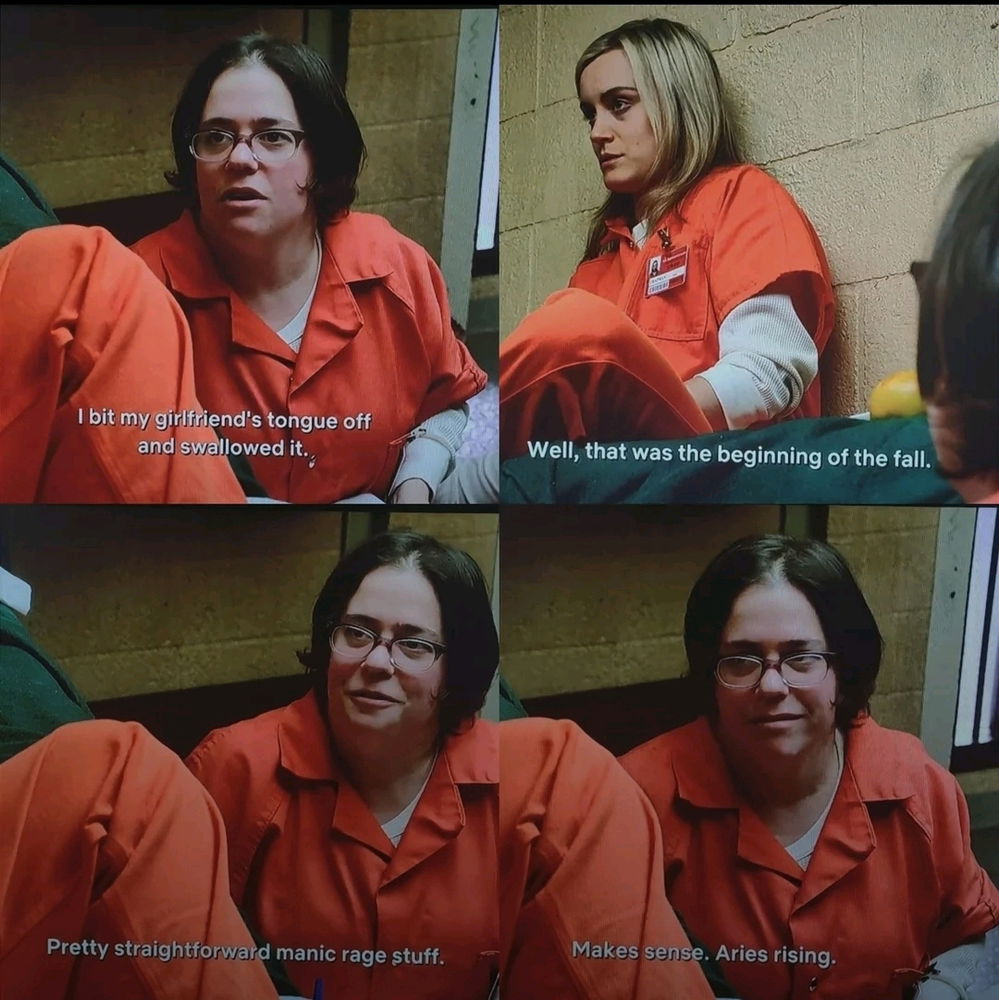 Who else watched OITNB more than thrice? Just me? Ok...