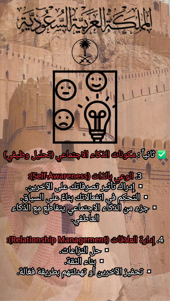 ثريد بـ عنوان ( الذكاء الاجتماعي ) 📚