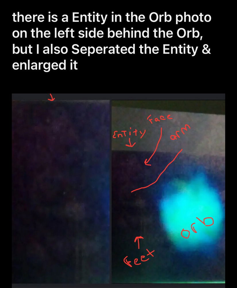 Troll like Entity hides behind a Orb