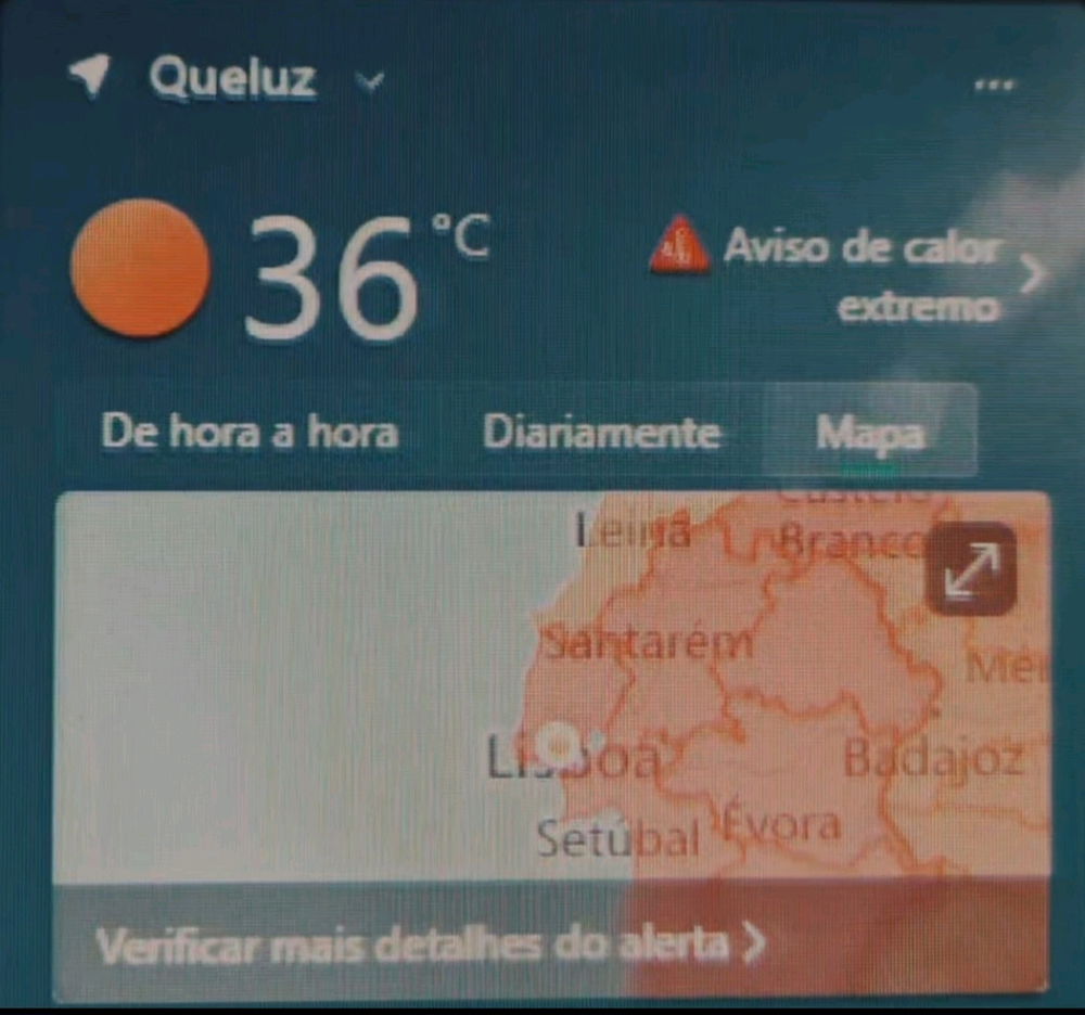 Que calor...