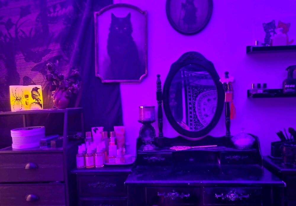 My vanity 🖤💜