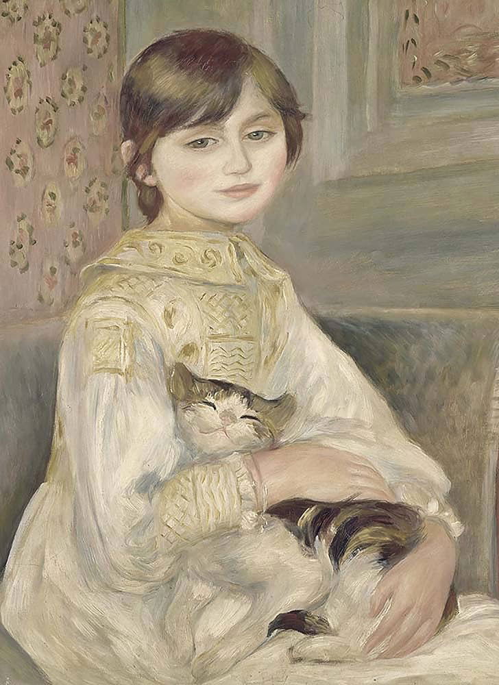 Niña con gato (Julie Manet)