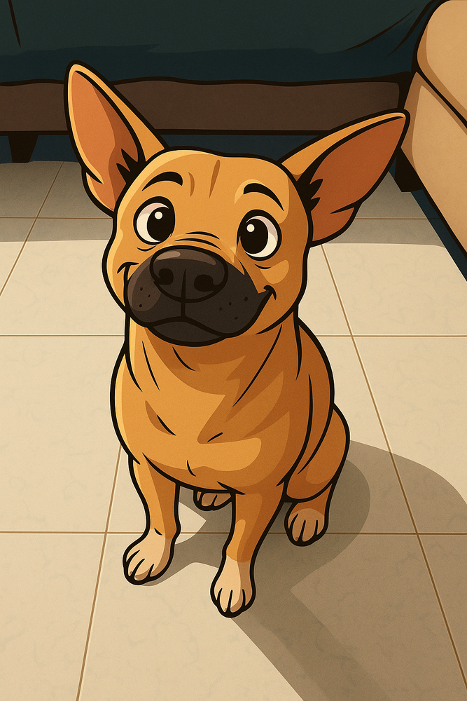 mi bebe en caricatura