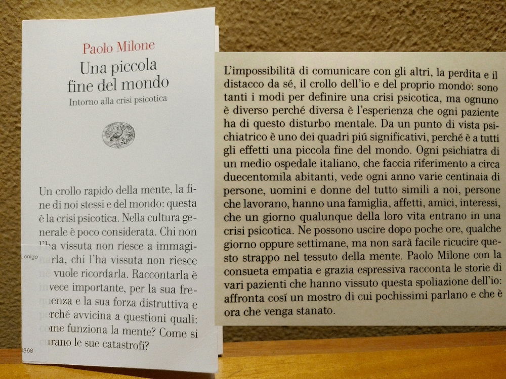 UNA PICCOLA FINE DEL MONDO