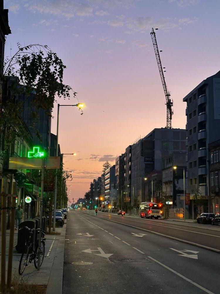 Salir del trabajo y ver el cielo así