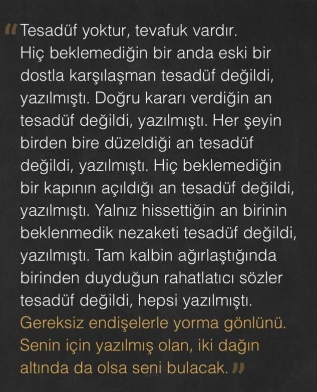 Ne dersiniz ?