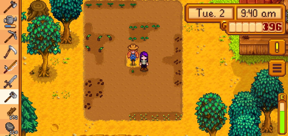 I recently started playing Stardew Valley on my phone. I like it more than I thought I would. It's a cute game.