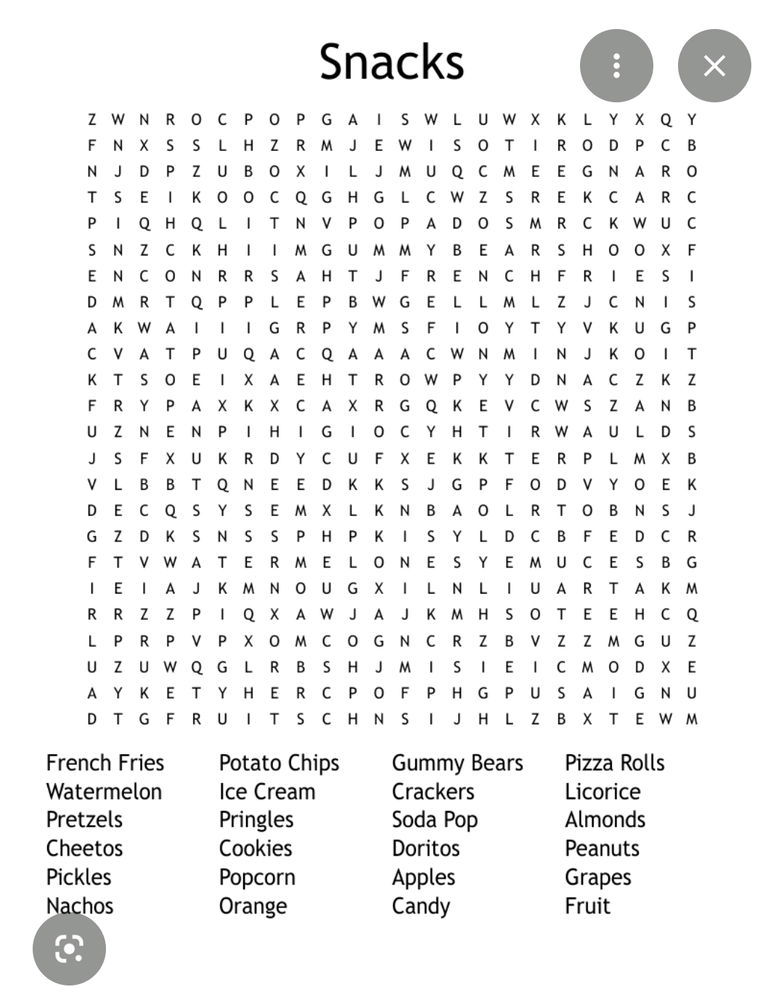 PS -- it's You. You're the snack.
