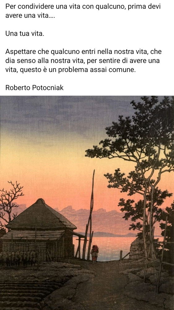 Condividere la vita con qualcuno