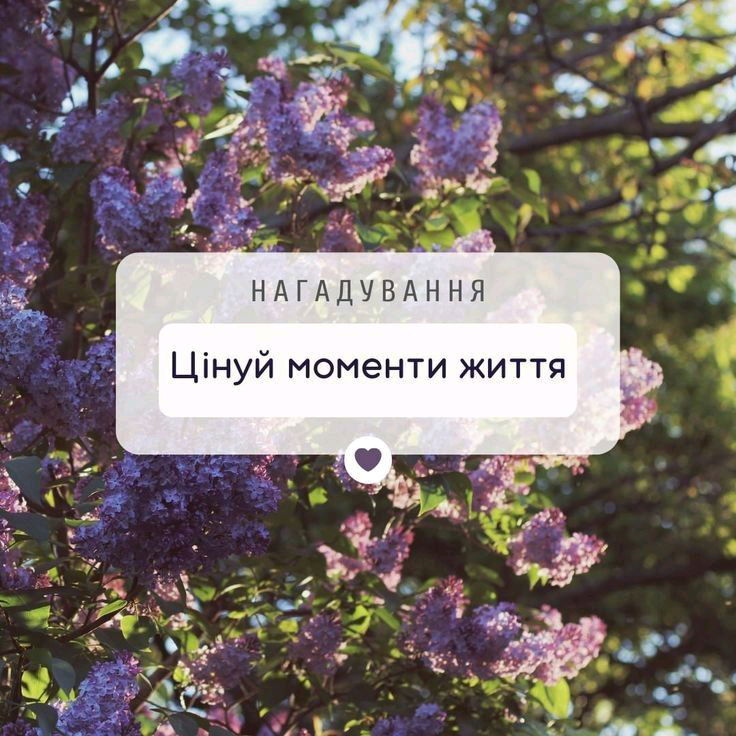 Цінуй..
