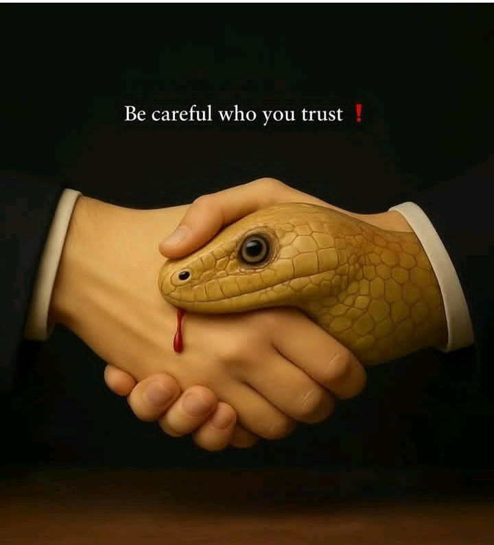🗿Be careful who you trust !