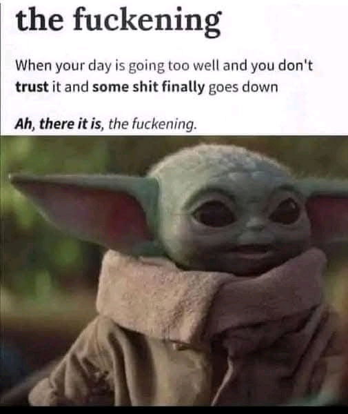 It never fails