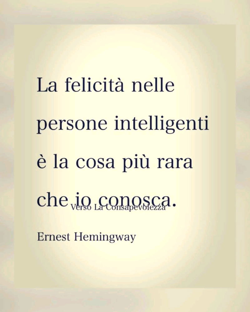 Felicità?