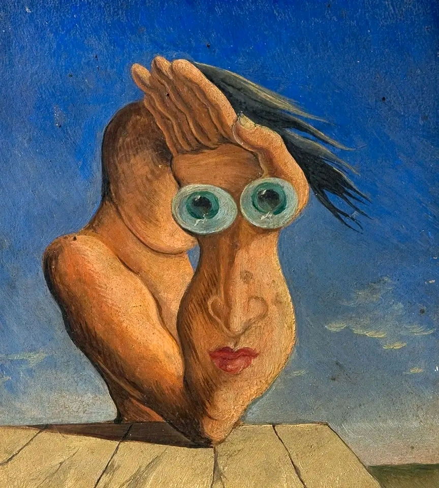 Composition with Portrait by Victor Brauner