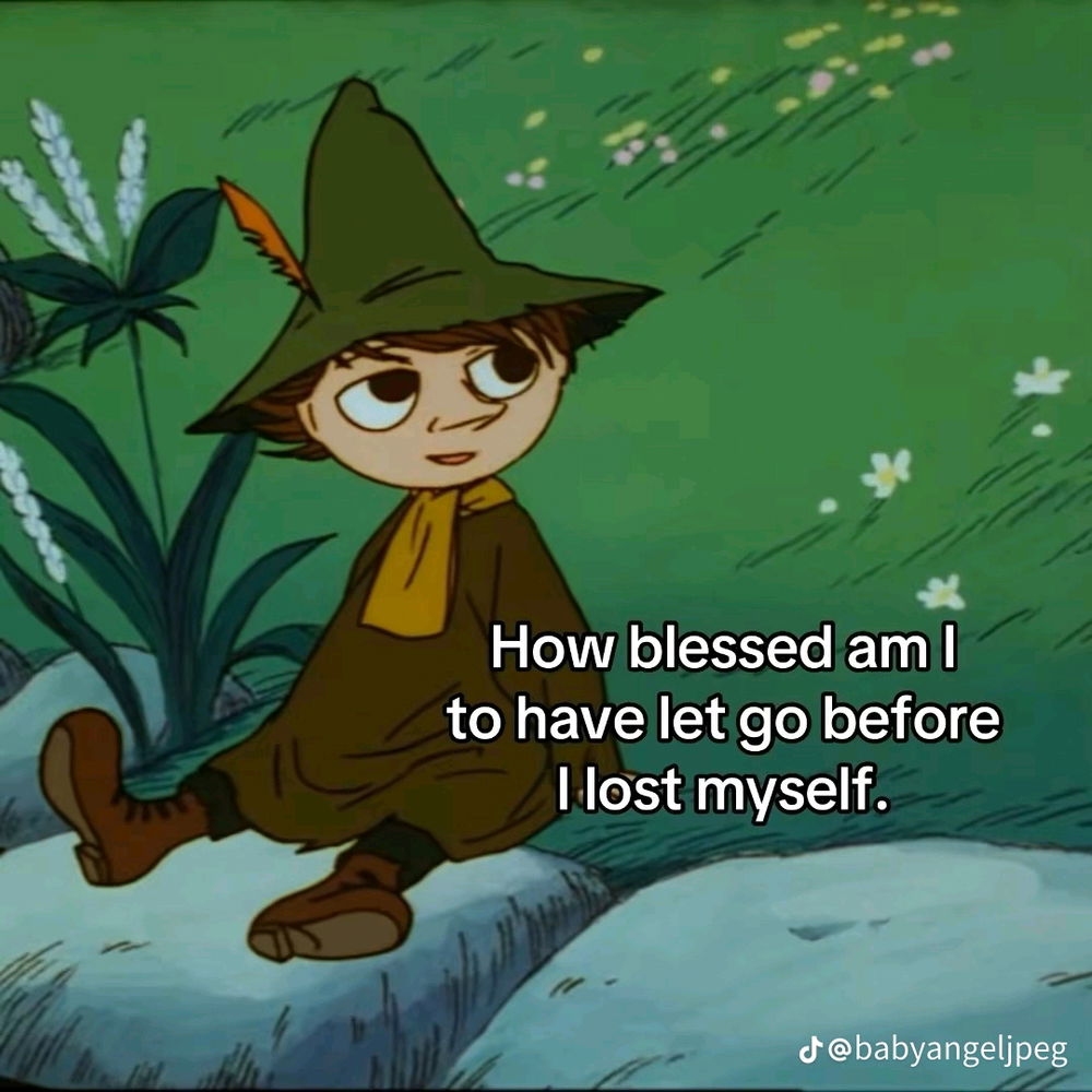 How blessed am I for trusting my intuition and run away from thing that almost made me lose myself.