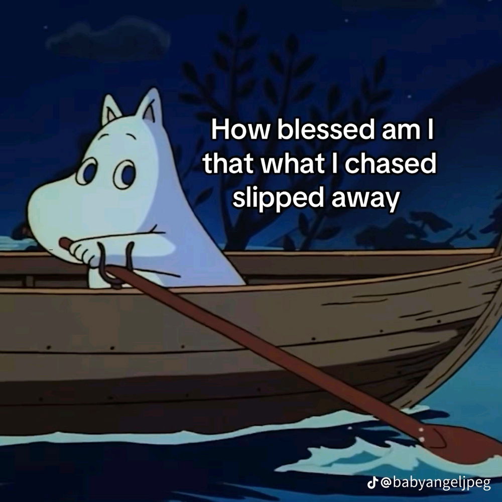 How blessed am I for trusting my intuition and run away from thing that almost made me lose myself.
