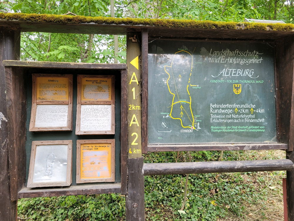 Wandertour in Arnstadt, am Tor zum Thüringer Wald