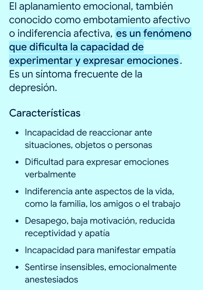 Aplanamiento emocional